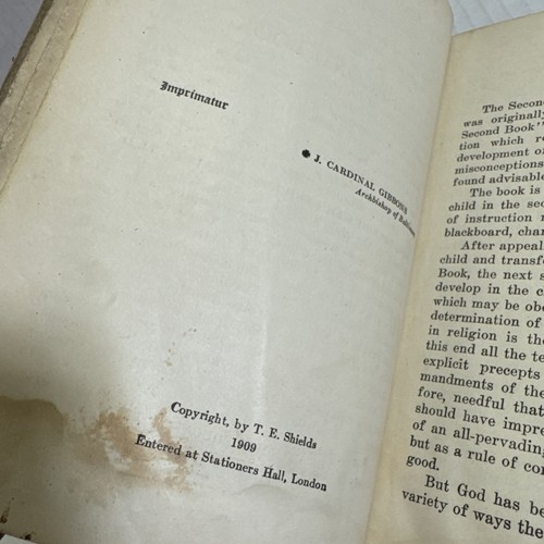 CATHOLIC EDUCATION SERIES: Second Book - 1909 Unique Hard Cover - Foto 5 di 8