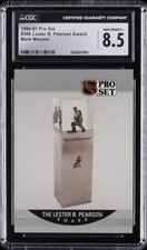 1990-91 PRO SET MARK MESSIER #386 LESTER B. PEARSON AWARD CGC 8.5
