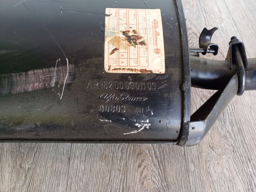 Original Alfa Romeo 75 1.6 + 1.8 Vergaser Modelle Endschalldämpfer 60526051 NEU - Bild 4 von 5