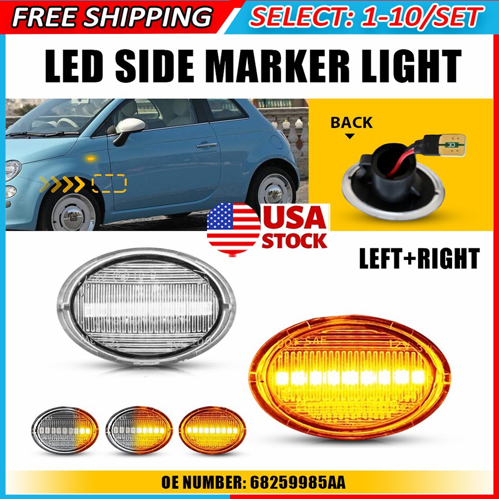 Maserati GranCabrio Sport 2007-2019 Front Right Side marker lights 20 pcs P/N 68259985AA