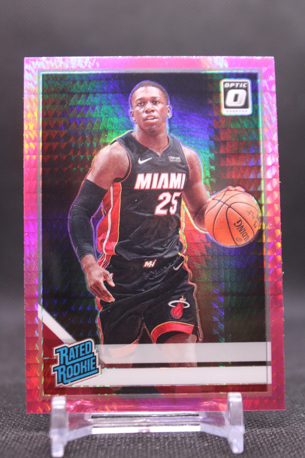 Kendrick Nunn #193 2019-20 Donruss Optic Hyper Pink Miami HeatRC Rookie