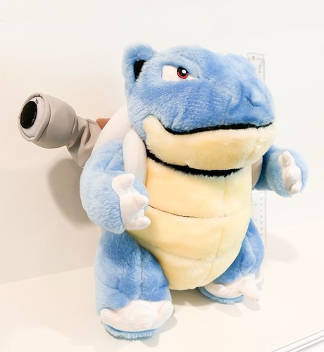 Vintage Blastoise Pokemon 1999 Nintendo 13 Zoll Plüsch Play By Play GC - Bild 5 von 5