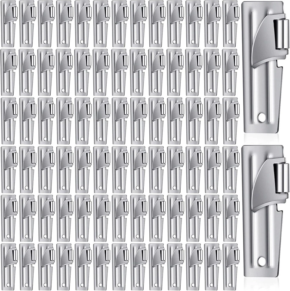 80-Piece Stainless Steel Manual Can Openers – Perfect for Camping Essentials - Image 3 of 4
