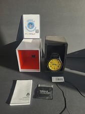 Autentico Orologio NIXON 51-30 Chrono Tutto Nero/Giallo A083-3132-00 Orologio Analogico 