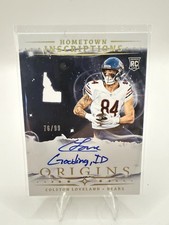2025 Panini Origins Colston Loveland Hometown Inscriptions Auto /99 #HI-6 Bears 