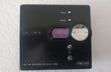 SONY Net MD Walkman MZ-NE410 Black MiniDisc Player Recorder