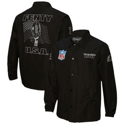 Fenty Mitchell & Ness Super Bowl LVII Unisex Coaches Jacket Large XXL Rihanna