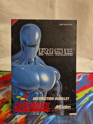Rise of the Robots Snes Super Nintendo Spieleanleitung/Anleitung 