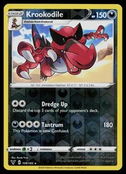 Krookodile 109/185 Vivid Voltage Reverse Holo Rare