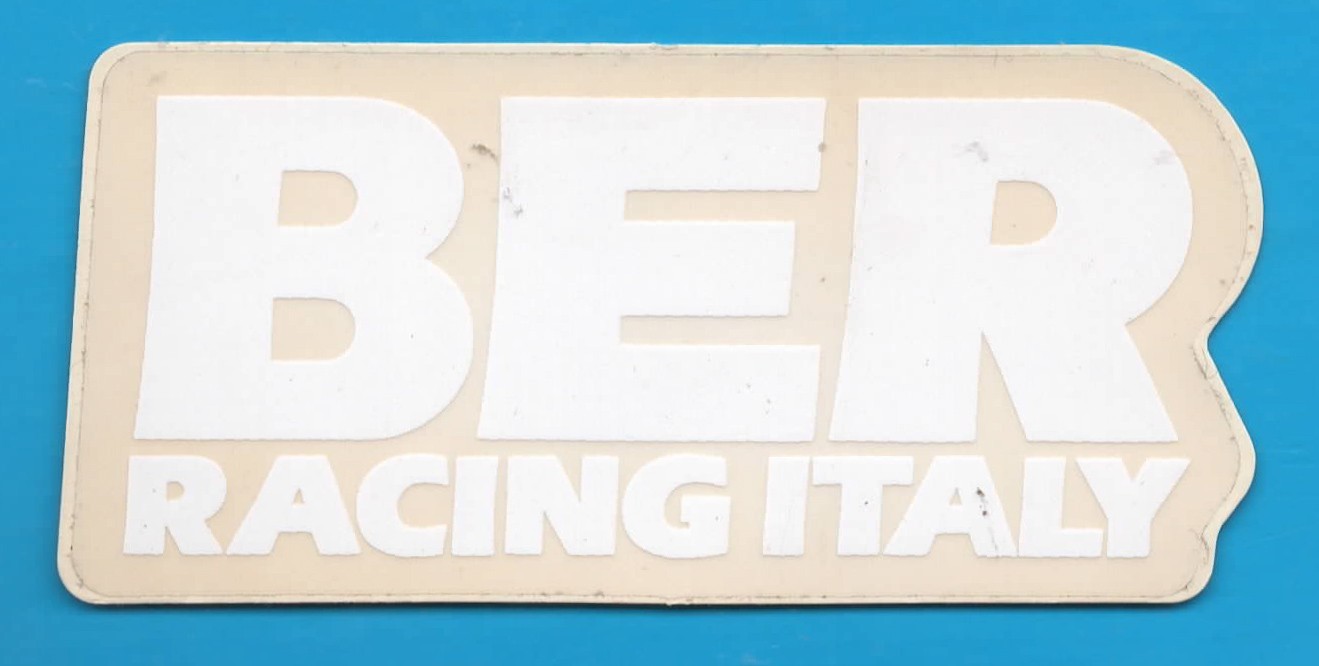 Adesivo Vintage Sticker Aufkleber Autocollant Auto Moto Tuning BER RACING MA4775