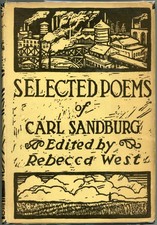 Selected Poems of Carl Sandburg / 1st Edition 1926