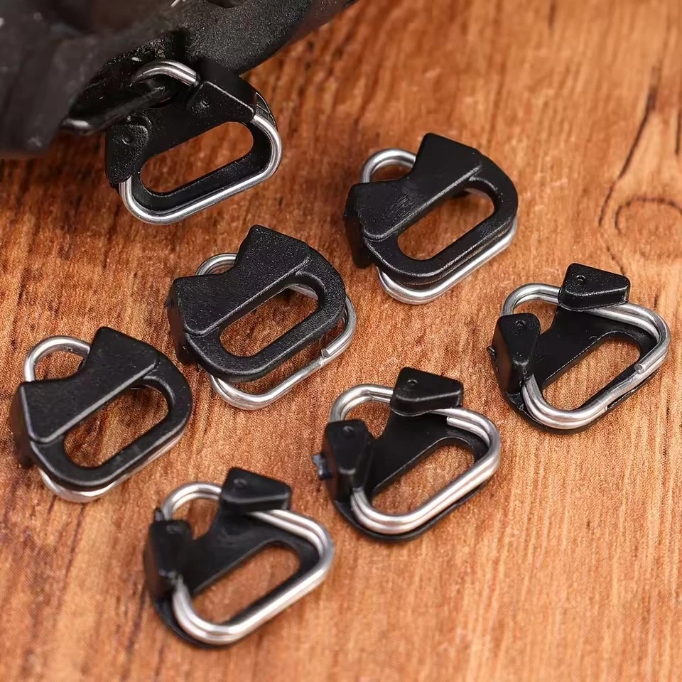 2/4/8/10 piezas Correa de anillo dividido para cámara Gancho triangular Fujifilm Nikon Canon DSLR Foto 3 de 4