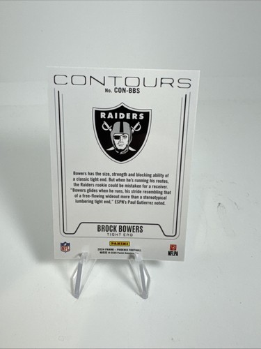 2024 Panini Phoenix - Contours Brock Bowers #CON-BBS (RC) - 第 2/2 張圖片