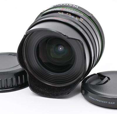 Pentax SMC PENTAX-DA 15mm f/4 ED AL Limited Wide Angle Lens w/Caps from Japan