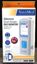 NuvoMed Smart Portable EKG Monitor Bluetooth Multiple Lead Monitoring NEW SEALED