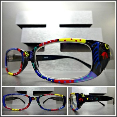 Women's VINTAGE RETRO Style READING EYE GLASSES READERS Hand Painted Oval Frame