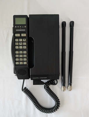 Alcatel Comfort Type T-com NMT 900 Kirk Mobiltelefon Vintage 1990er Sammlerstück