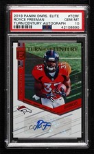 2018 Donruss Elite Turn of the Century /149 Royce Freeman PSA 10 GEM MT Auto 1u6
