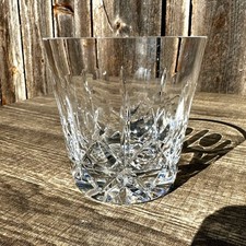 Galway Irish Crystal Retired 'King's Court' Double Old-Fashioned Glass-Excellent
