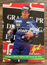 Riccardo Patrese Formule 1 avec signature authentique Riccardo Patrese Formule 1 avec signature authentique