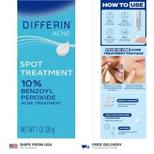 Acne Spot Treatment 10 Benzoyl Peroxide 1oz Tube Maximum Strength