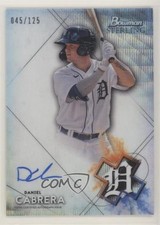 2021 Bowman Sterling Prospect Wave Refractor 45/125 Daniel Cabrera Auto q4j