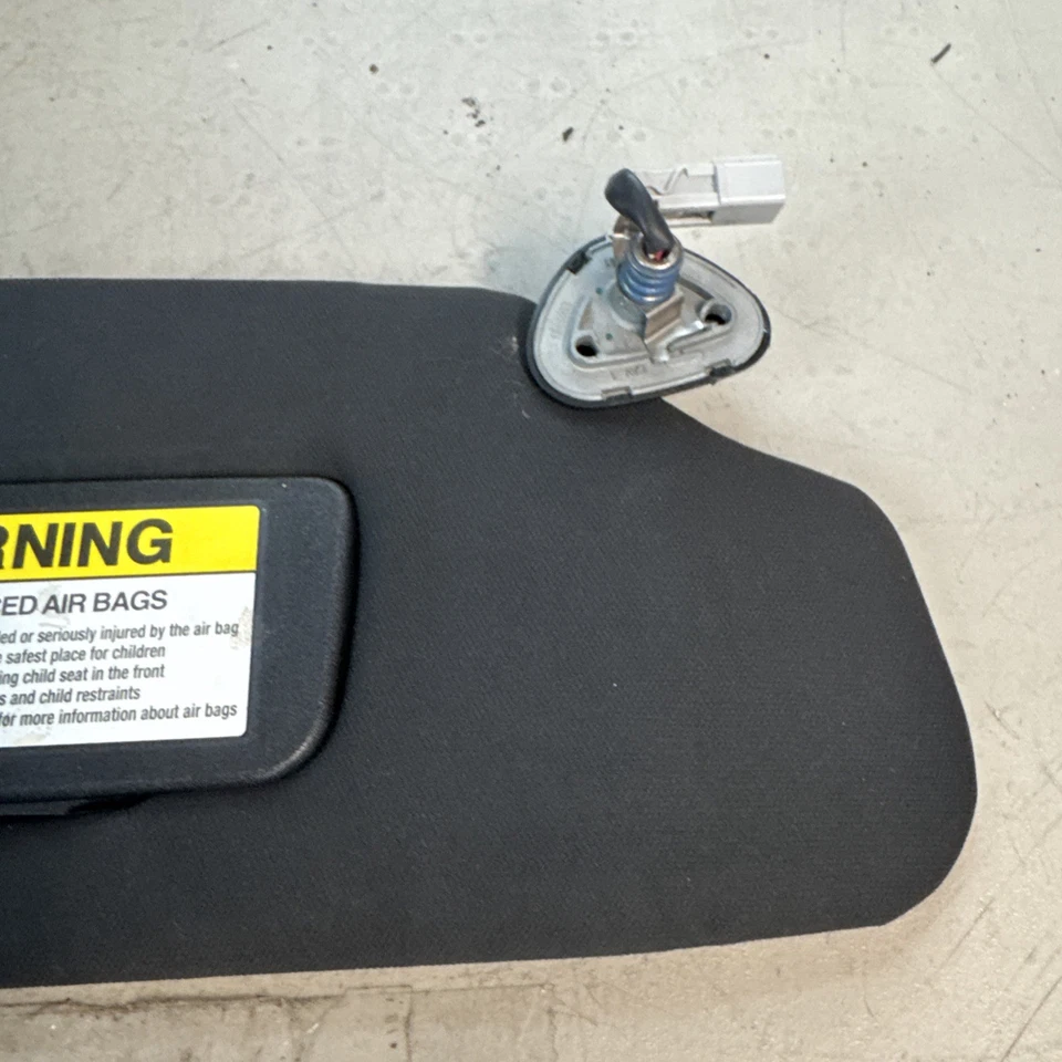 2008 Acura Tl Type S Passenger Sun Visor Mirror Right Sunvisor Black 1245063 - Imagem 4 de 4