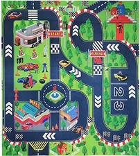Road Playmat Toy,Kids Carpet Playmat,Great for Playing with Cars and Toys,Chi...