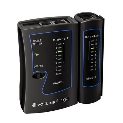 VCELINK LAN Checker RJ45 CAT6A/6/5E/5 Kabel und RJ11 Telefonkabel LAN Tester B...