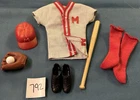 1963 Vintage "Play Ball" Outfit (#792) by Mattel for Ken 1960s Barbie