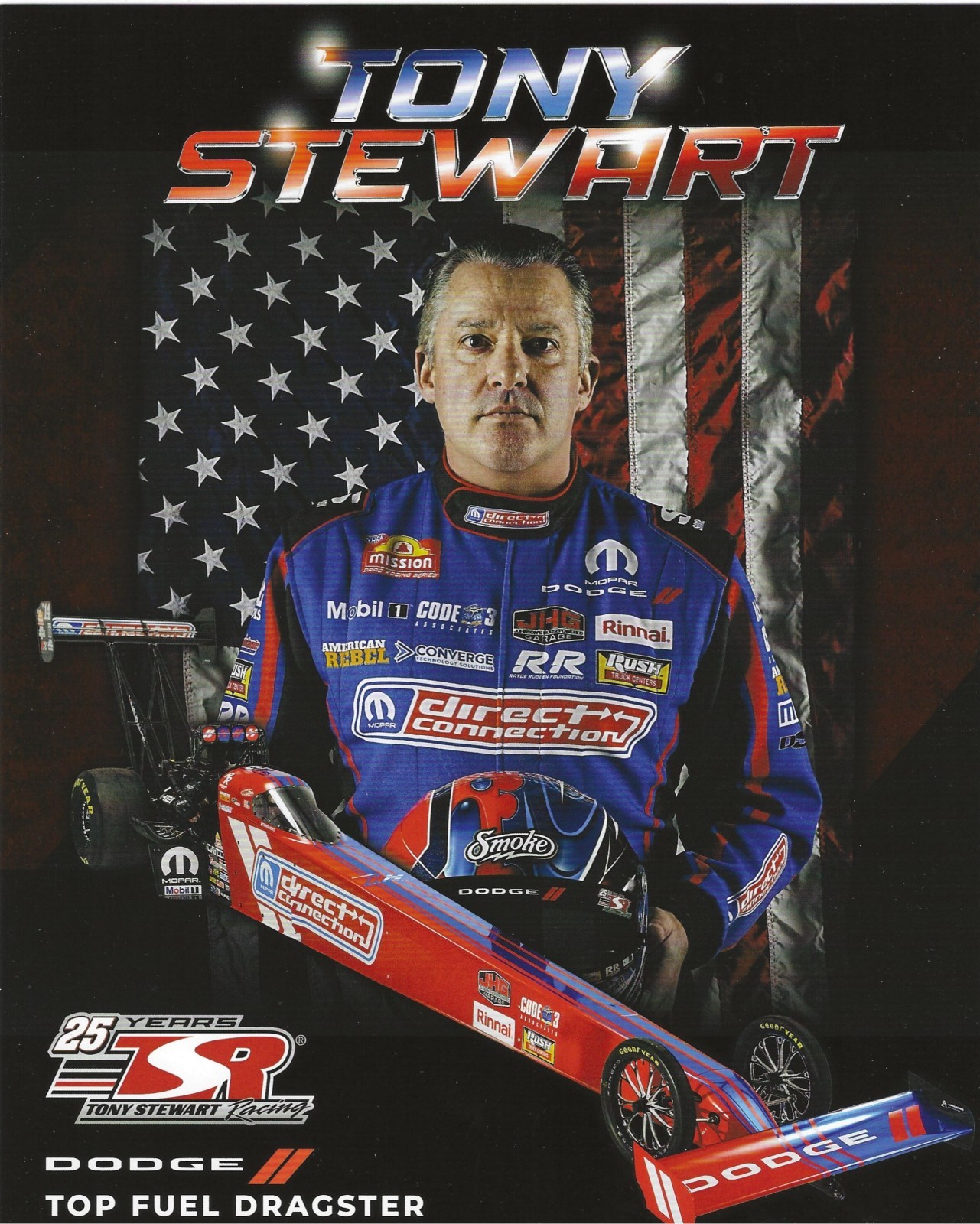 2025 Tony Stewart Nhra Top Fuel Dragster 