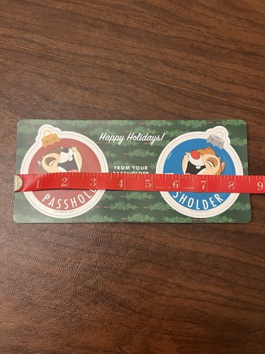 Walt Disney World Chip und Dale Jahreskarte Holder Holiday Magnet Set 2019 - Bild 5 von 10