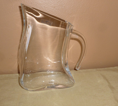 Badash Clear Crystal Pitcher 8 3/4'' tall - made in Turkey