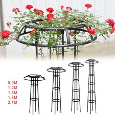 Adjustable Garden Obelisk Trellis 1.2-2.1m | Weatherproof Plant Frame for Roses