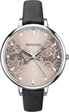 Image of Sekonda Ladies Watch Grey Dial and Grey PU Strap 2664