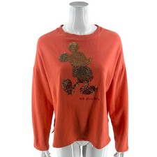 Walt Disney World Mickey Mouse Lightweight Sweatshirt Top Size Medium Womens