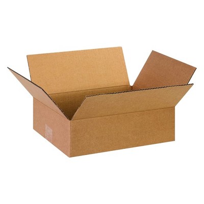 PARTNERS BRAND 13 x 10 x 4 Corrugated Cardboard Boxes, Flat 13L x 10W x 4H, Pack