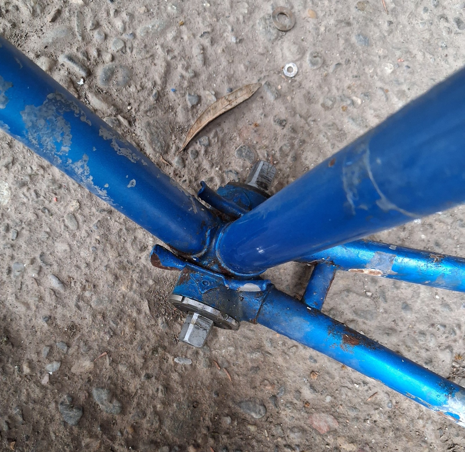 Telaio Bici Corsa Vintage Gianni Motta 54 Acciaio + Forcella Eroica foto 5