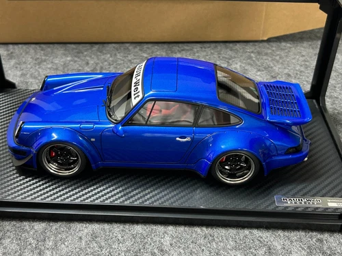 Ignition model 1/18 RWB 964 Metallic Blue Resin Cast Limited Edition IG3635 - Picture 7 of 8