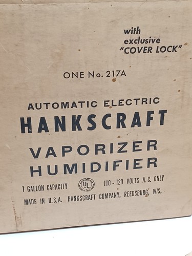 Vintage Hankscraft Automatic Vaporizer Humidifier No. 217A w/Vicks▪︎WORKS - Picture 16 of 16