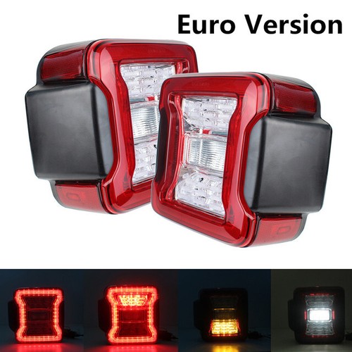 LED Tail Lights Rear Brake Turn Signal Light For Jeep Wrangler JL 2018-2022 - Afbeelding 2 van 12
