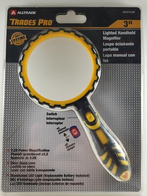 Trade Pro Led Trades Pro LED 3 inch Lighted Magnifier - 837538 | eBay