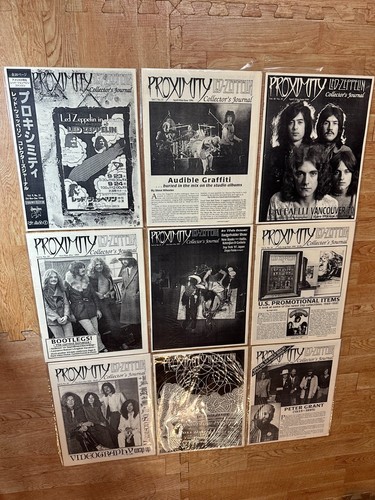 Issues Led Zeppelin Proximity Collectors Journal 1994-1999 Lot of 9 - Picture 2 of 6