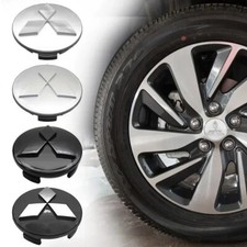 4 x Mitsubishi Centre Wheel Cap Set 60mm Face Outlander 3 Pajero L200 Colt ASX