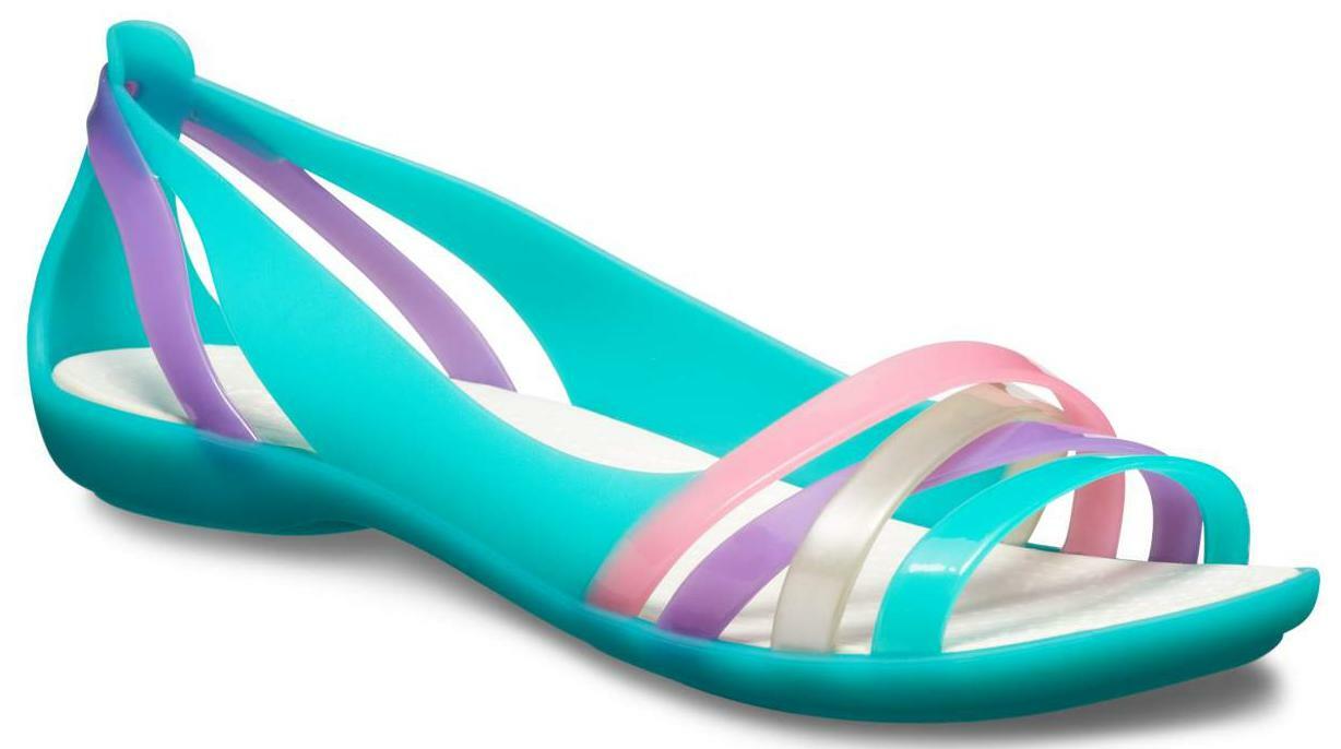 women's crocs isabella huarache ii flat