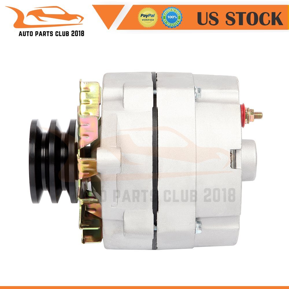 DB Electrical ADR0183 Alternatore Nuovo, 1 Filo, Per Trattori E Chevy 10SI, Con Puleggia A 2 Gole, Aftermarket.