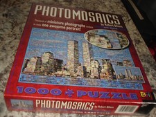 Photomosaics New York City Puzzle 1000 Pc. NYC Skyline Twin Towers NEW Sealed