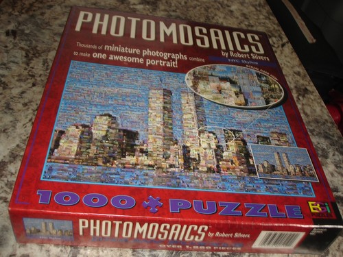 Photomosaics New York City Puzzle 1000 Pc. NYC Skyline Twin Towers NEW ...