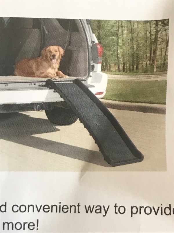 NIB Black Foldable Portable Large Pet Ramp Home Truck SUV