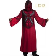 Kids Disguise Devil Diablo Costume Red Hooded Tuck Away Mask costume Boys SIze 1
